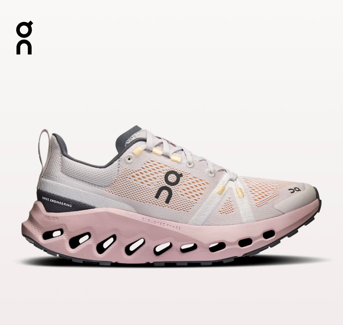 On Cloudsurfer Trail Silver | Mauve