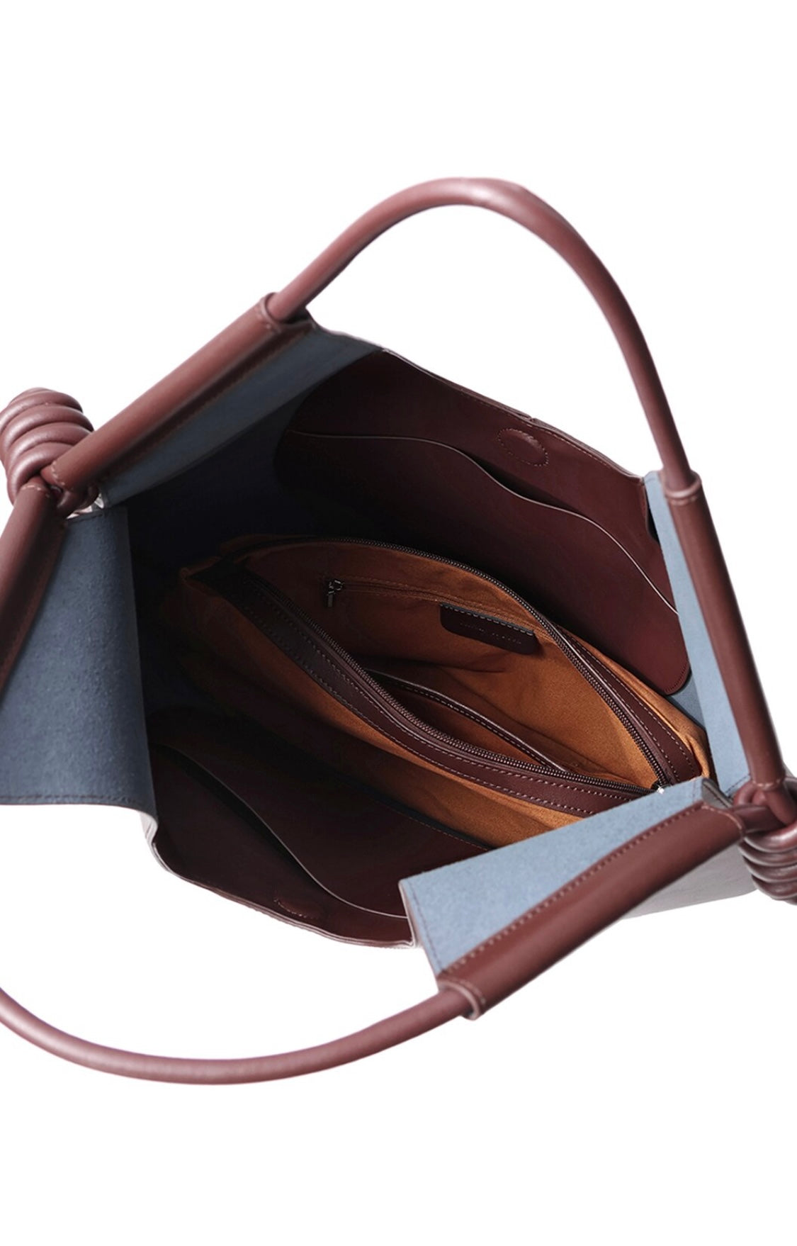 Tiffany&Fred Smooth Leather hobo bag/brown