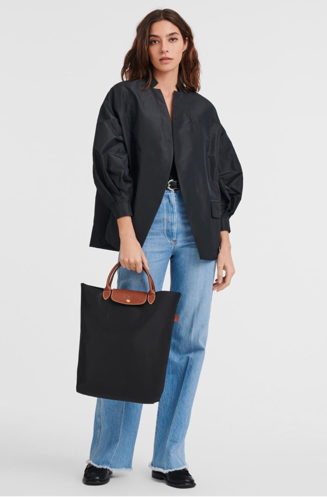 Longchamp Women's Le Pliage Original M Tote Bag Black