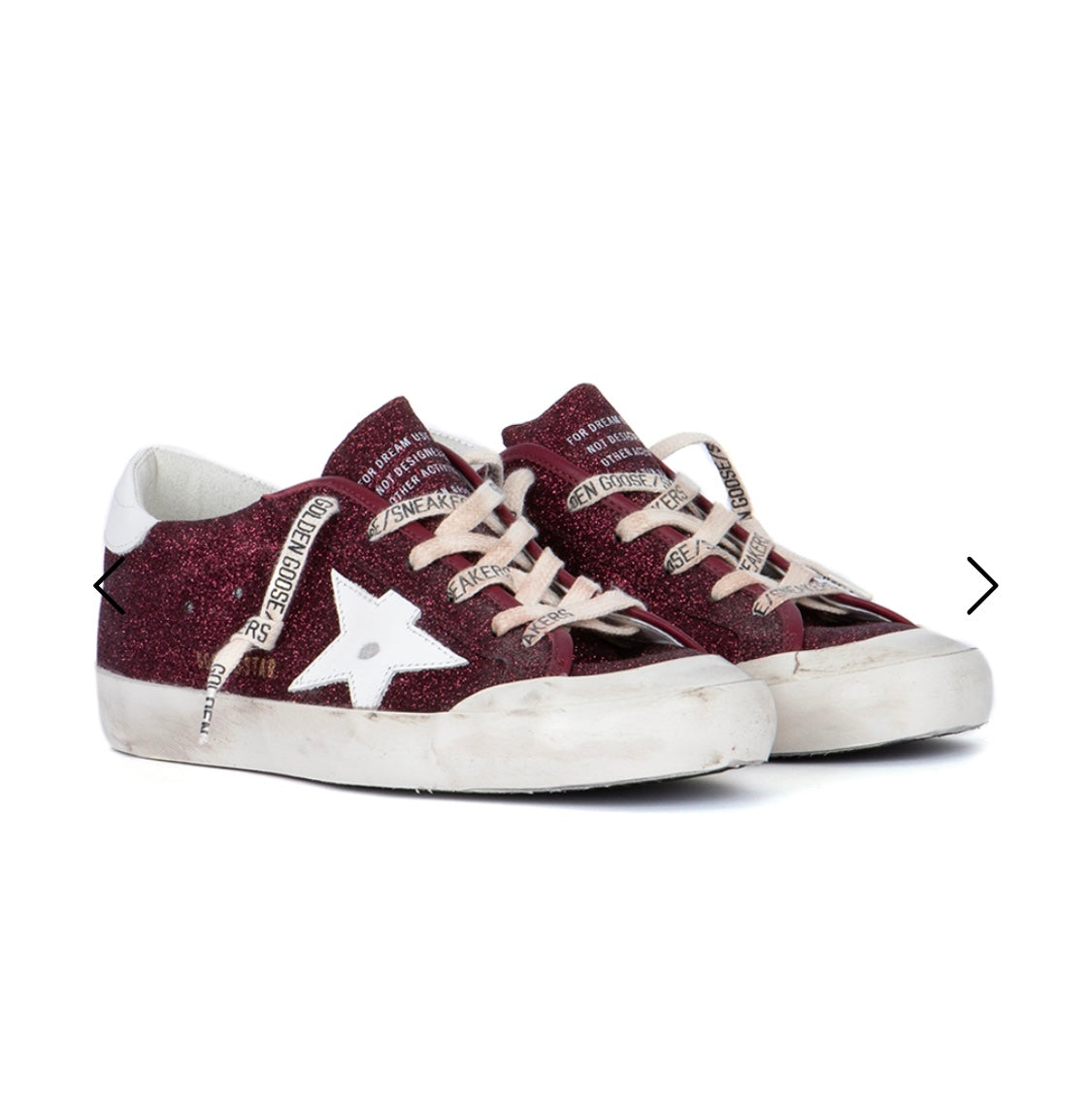 GOLDEN GOOSE
BORDEAUX GLITTER SUPER-STAR