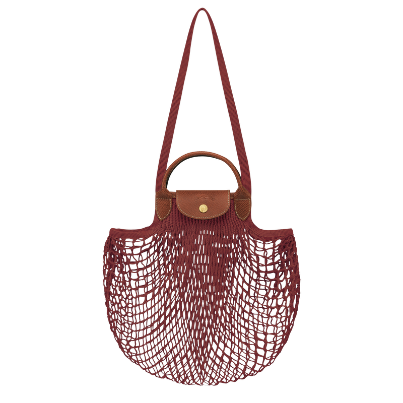 LE PLIAGE FILET L MESH BAG MAHOGANY