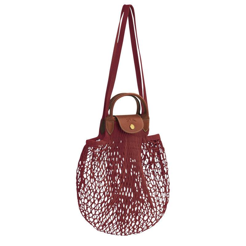LE PLIAGE FILET L MESH BAG MAHOGANY