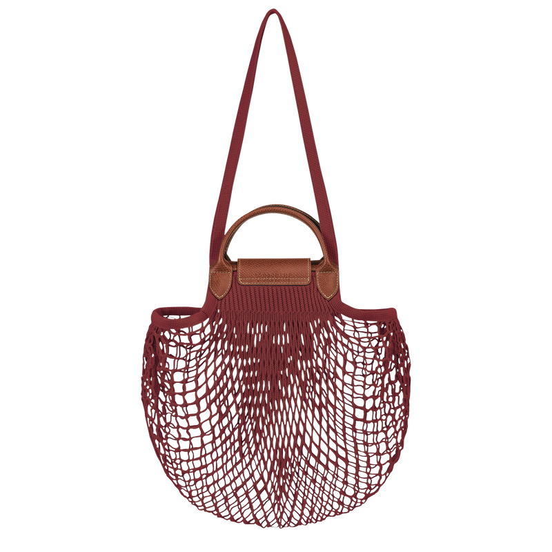 LE PLIAGE FILET L MESH BAG MAHOGANY