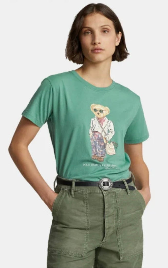 Ayıcıklı yeşil tshirt
