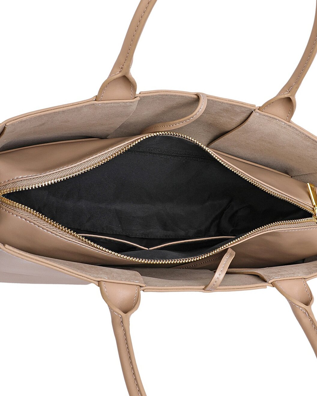 Woven Smooth Leather Tote