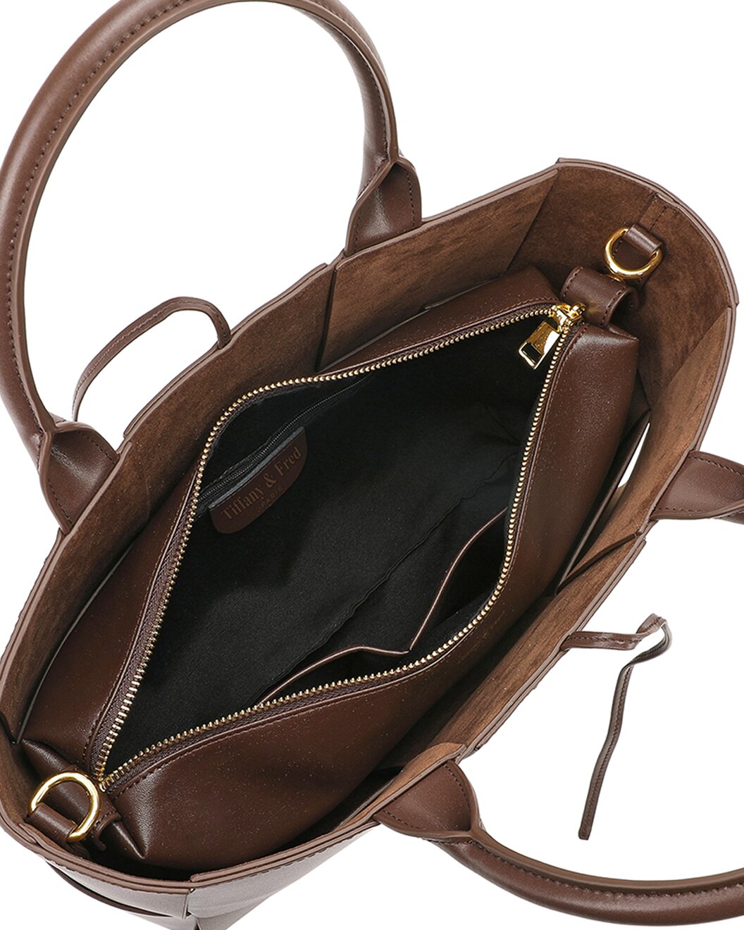 Woven Smooth Leather Tote
