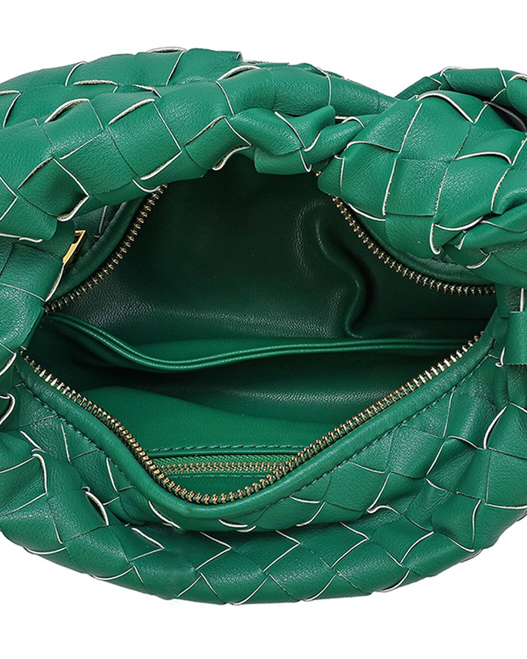 Woven Leather Pouch