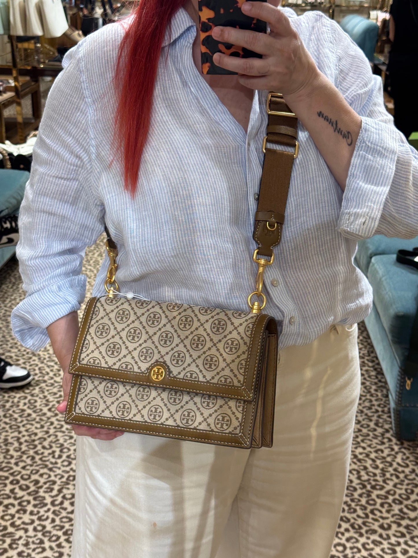 Tory Burch Logo shoulder & Crossbody