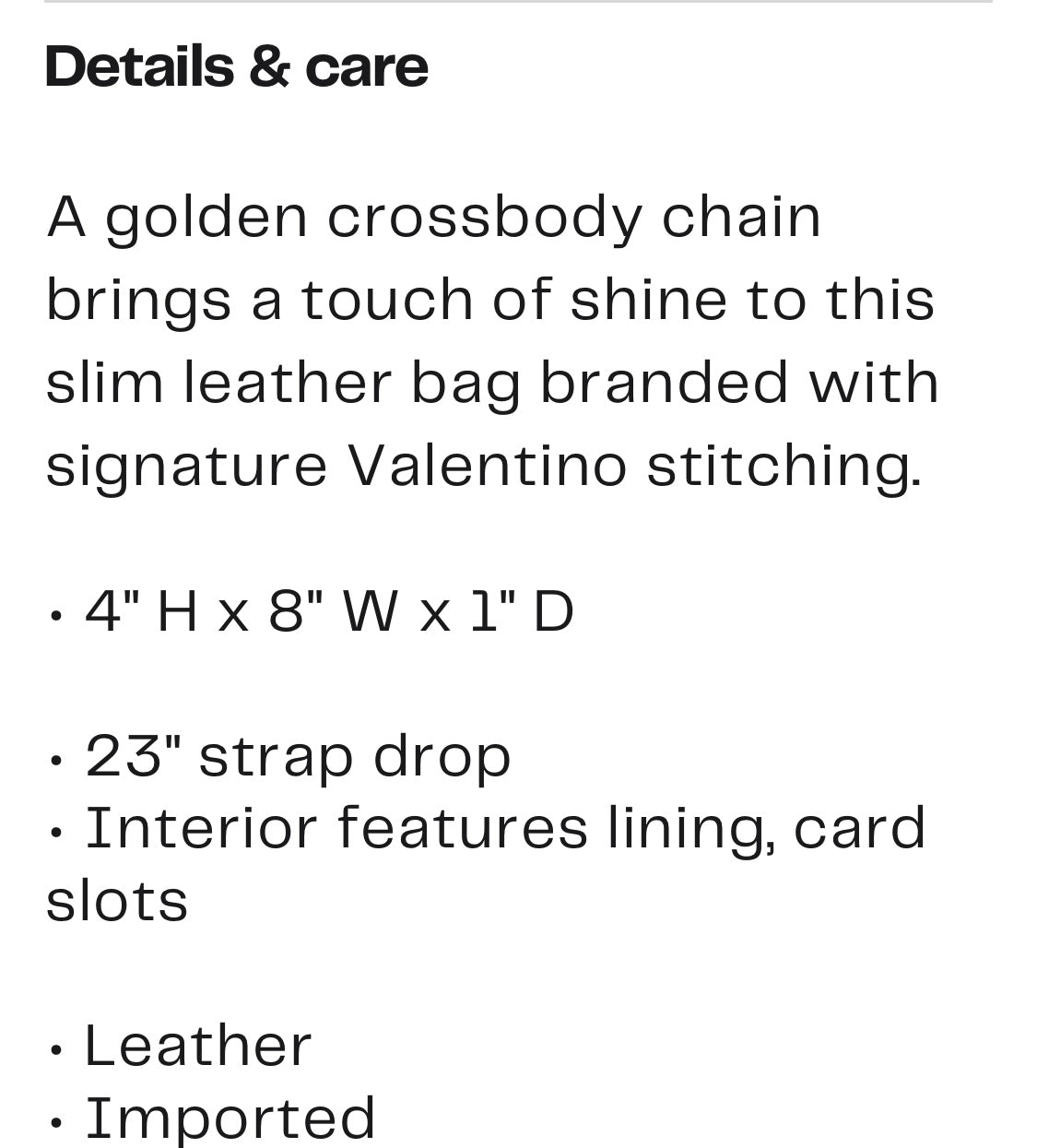 Valentino wallet bag