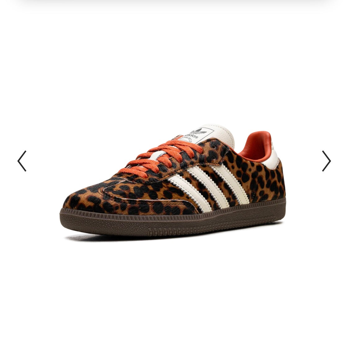 Adidas Samba OG Preloved Red Leopard