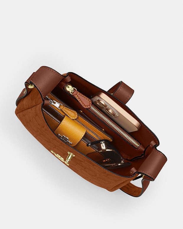 Hadley Mini Crossbody Bag In Signature Suede