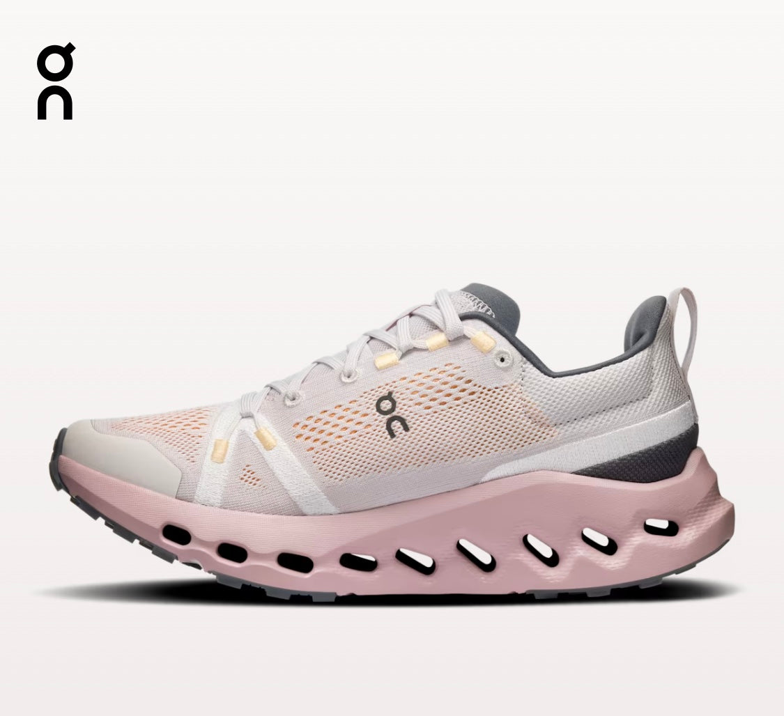 On Cloudsurfer Trail Silver | Mauve