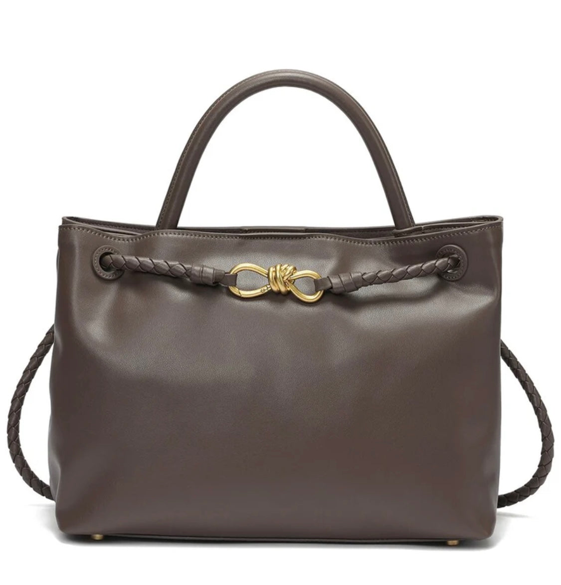 TIFFANY & FRED PARIS LARGE SMOOTH LEATHER TOTE