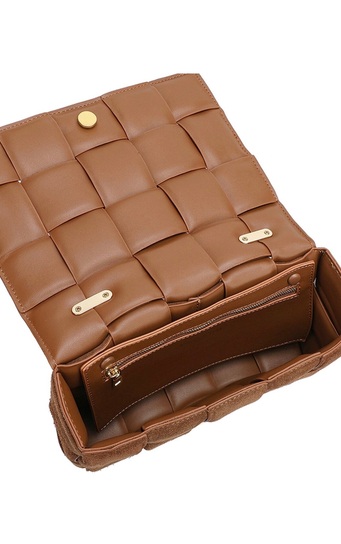 Leather shoulder bag