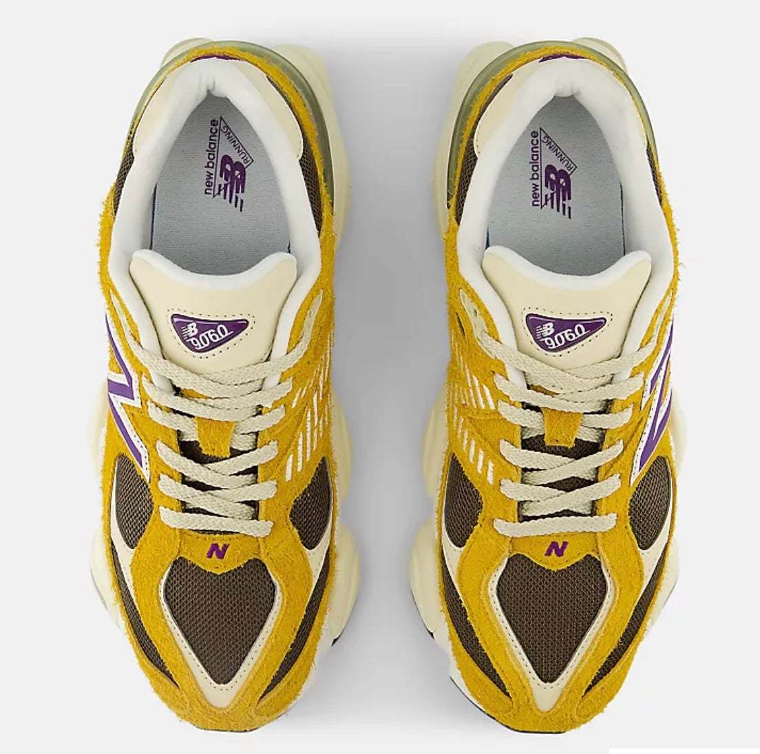 New balance 9060 Butterscotch with dark mushroom and concord grape