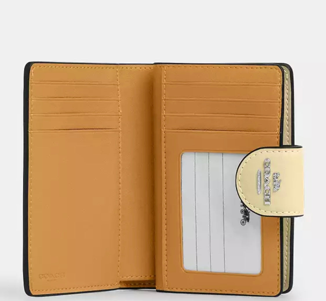 Medium Corner Zip Wallet In Signature Canvas Orta boy cüzdan RENKLER➡️