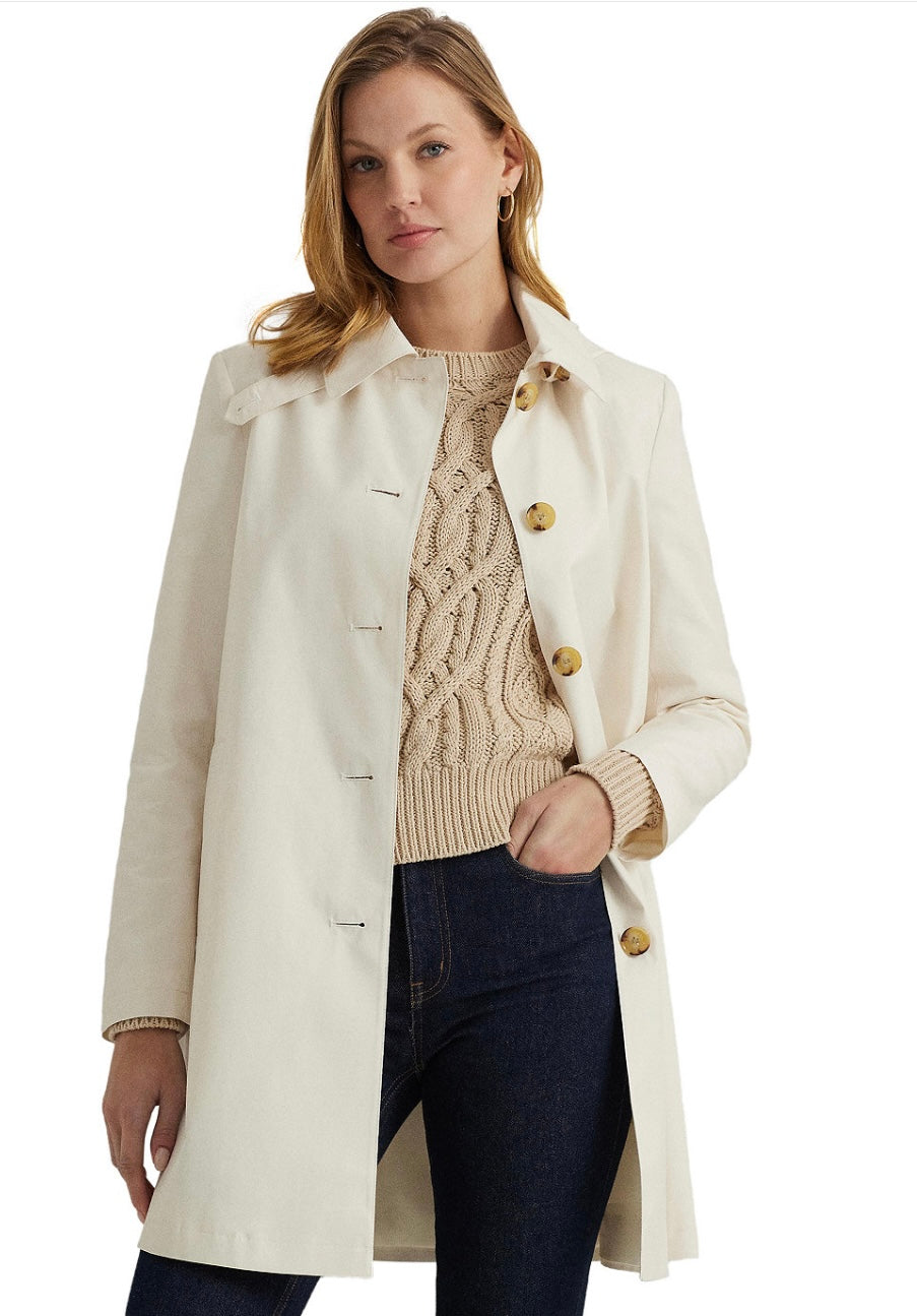 Ralph Lauren kapüşonlu trench coat