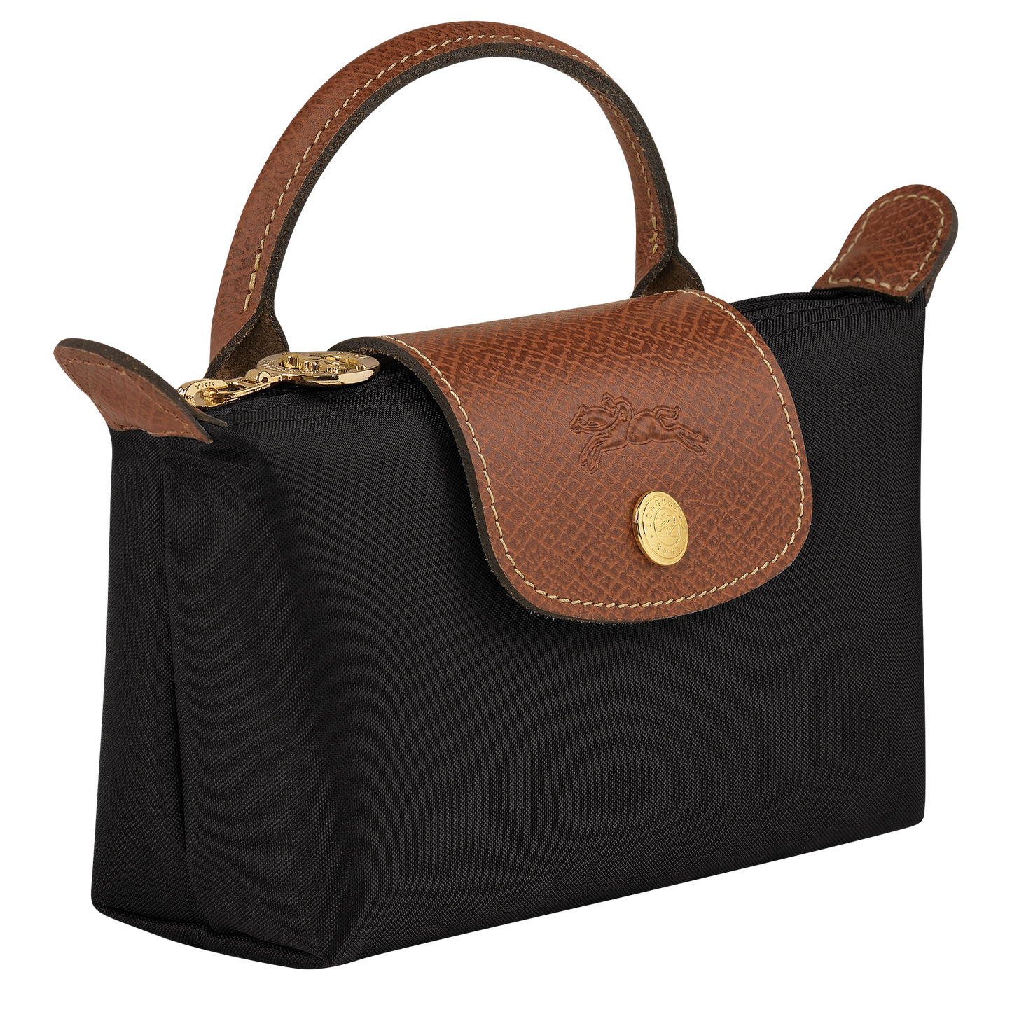 Le Pliage Original Pouch with handle - Siyah