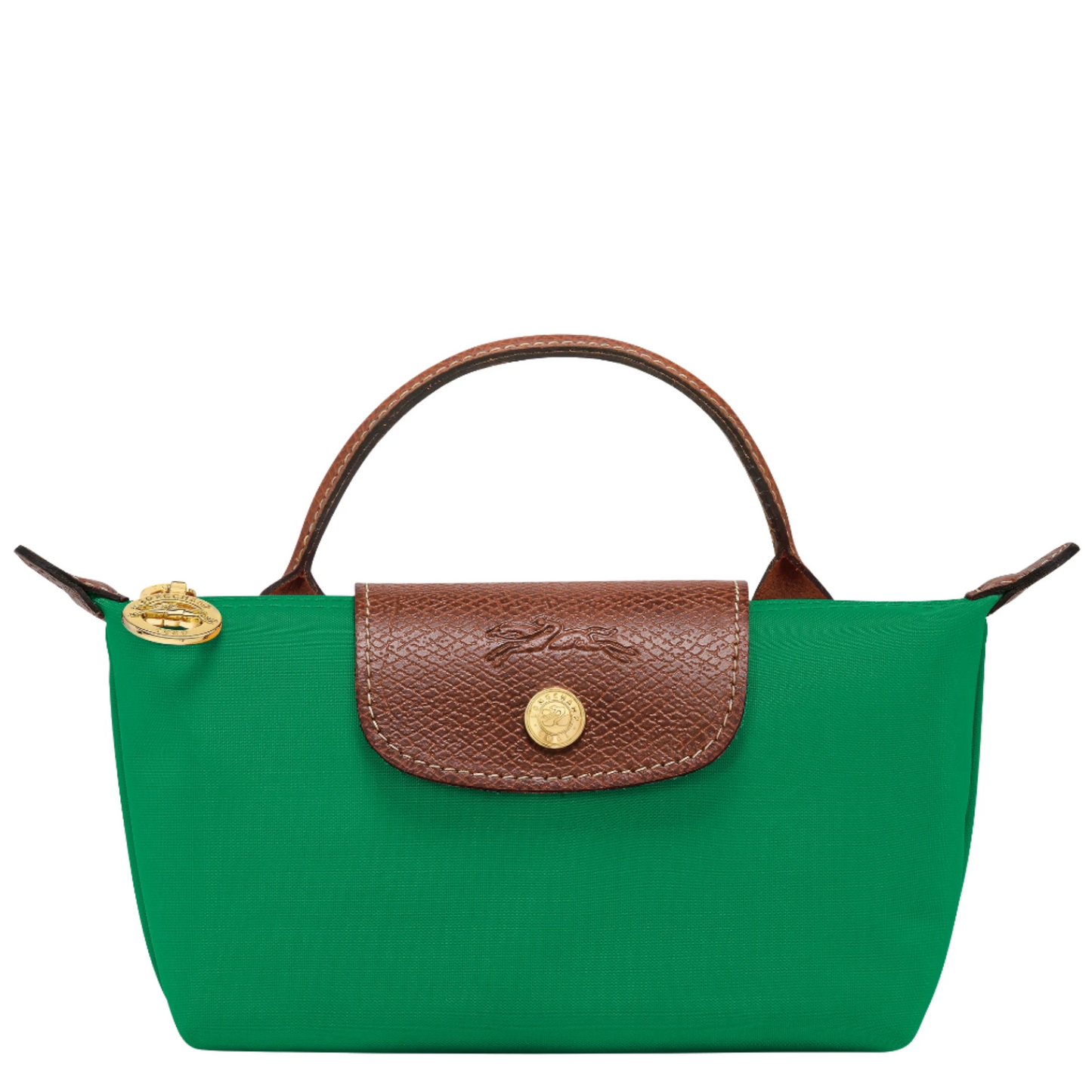 Le Pliage Original Pouch with handle - Yesil