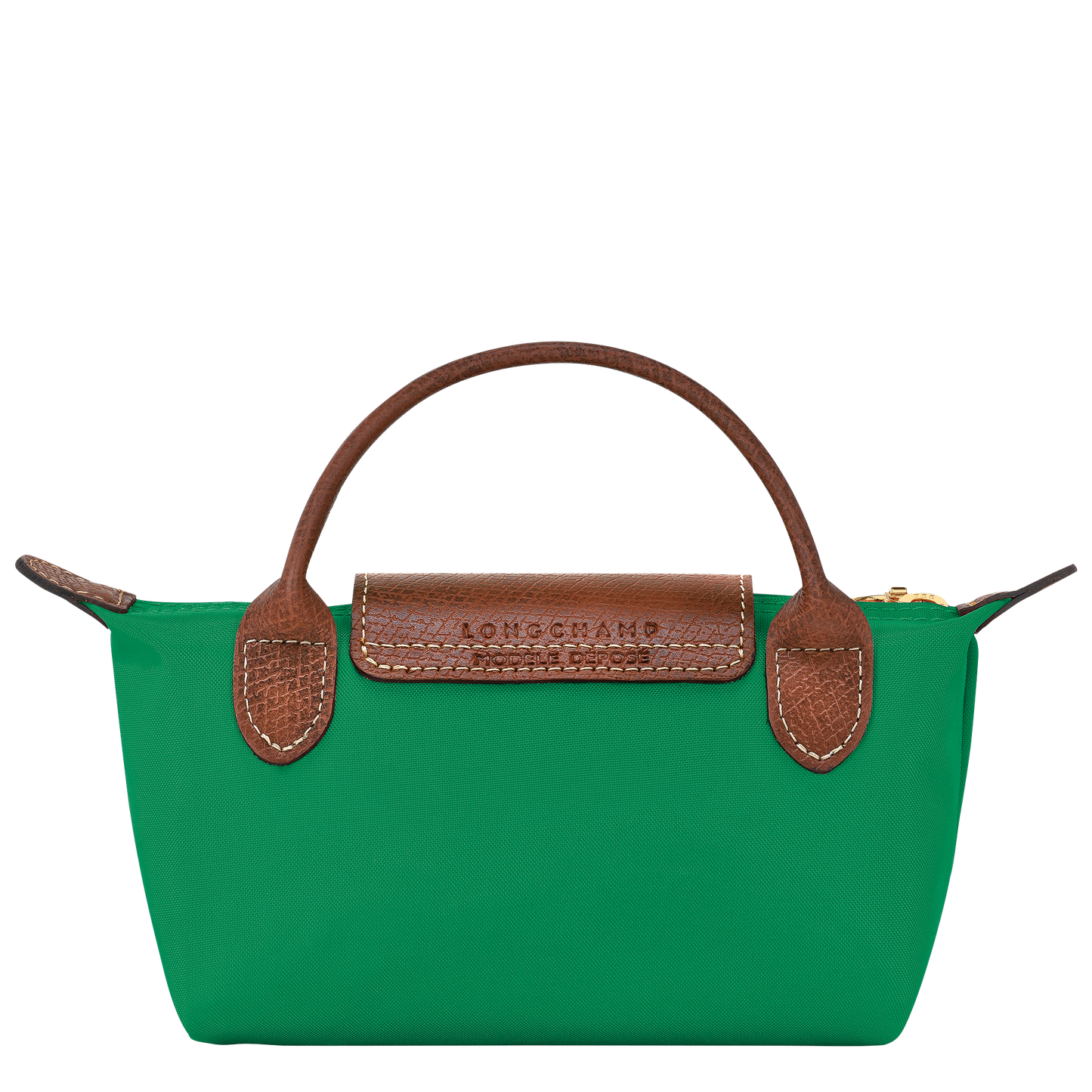 Le Pliage Original Pouch with handle - Yesil