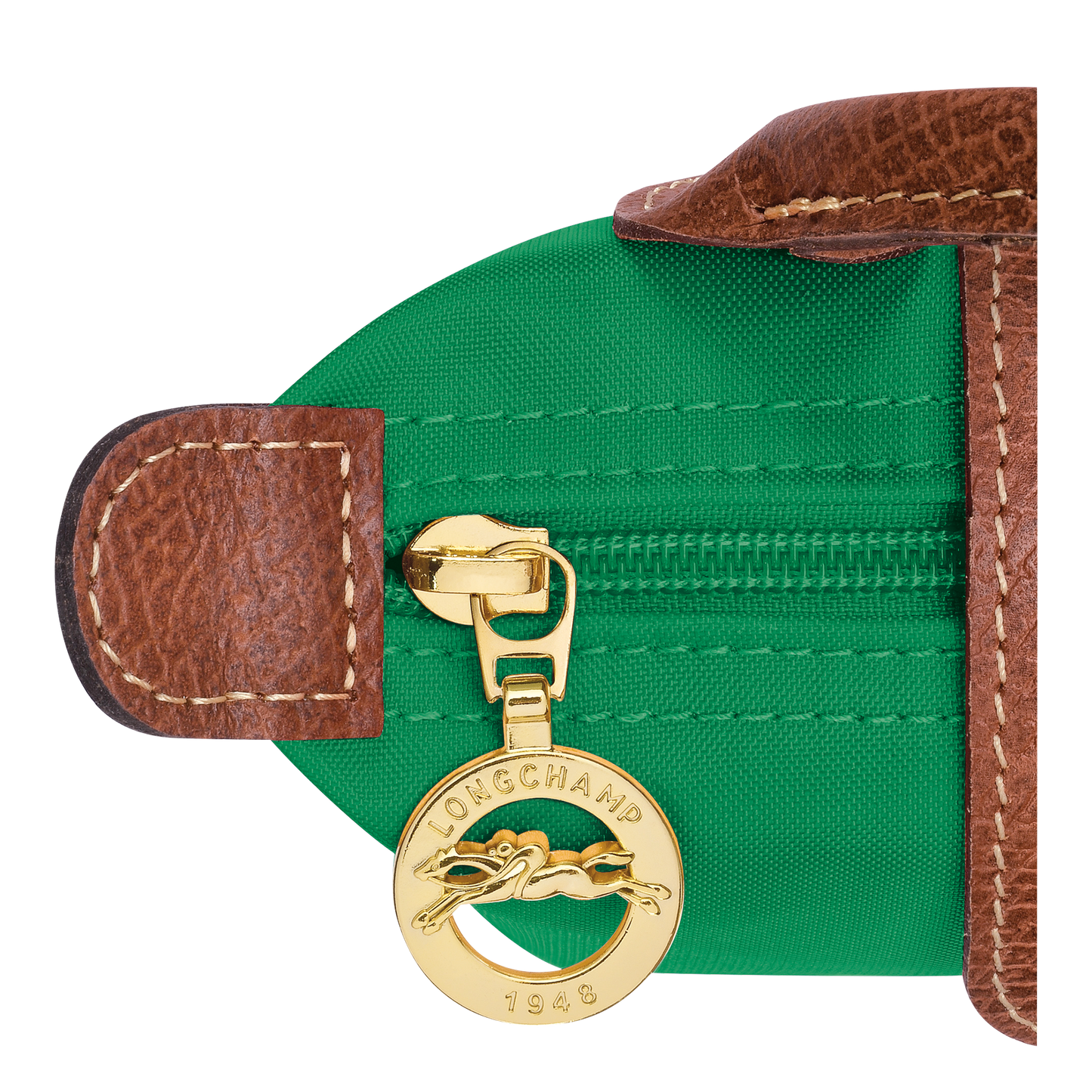 Le Pliage Original Pouch with handle - Yesil