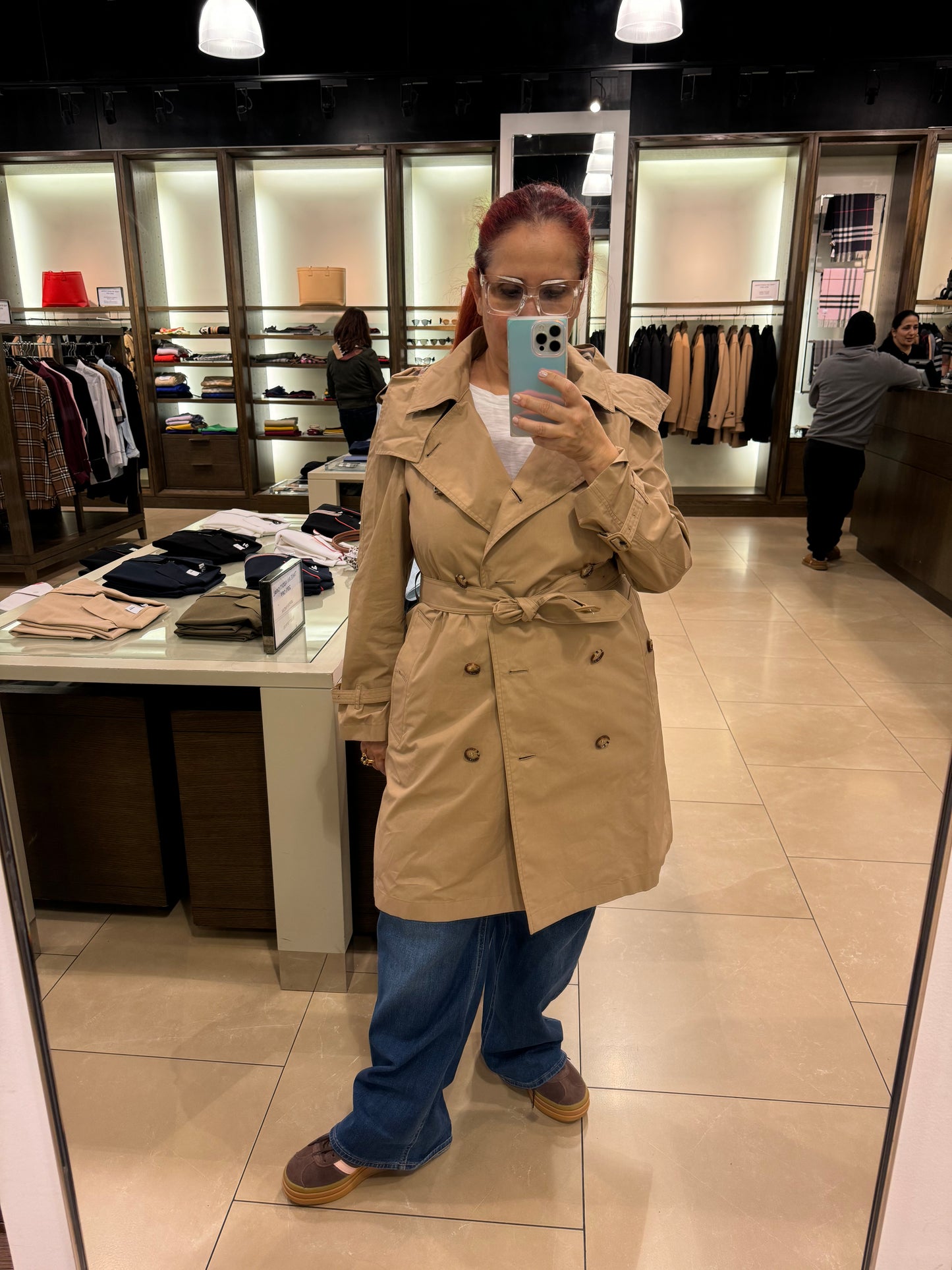 Kapüşonlu Bayan Trench Coat