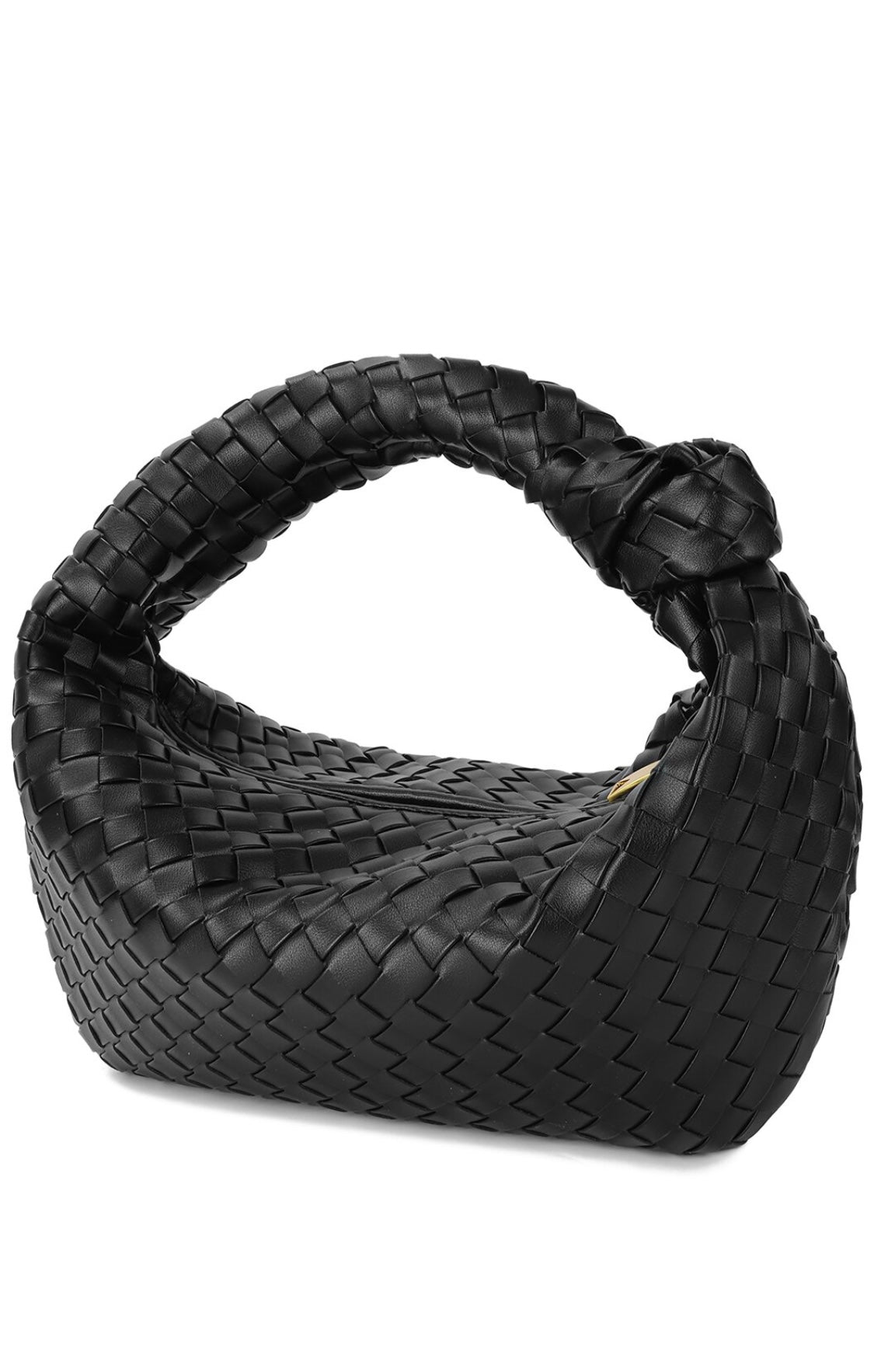 Large hand Woven leather pouch