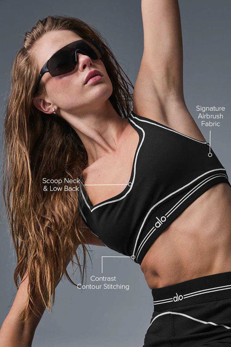 ALO YOGA Airbrush Heart Throb Bra RENKLER➡️
