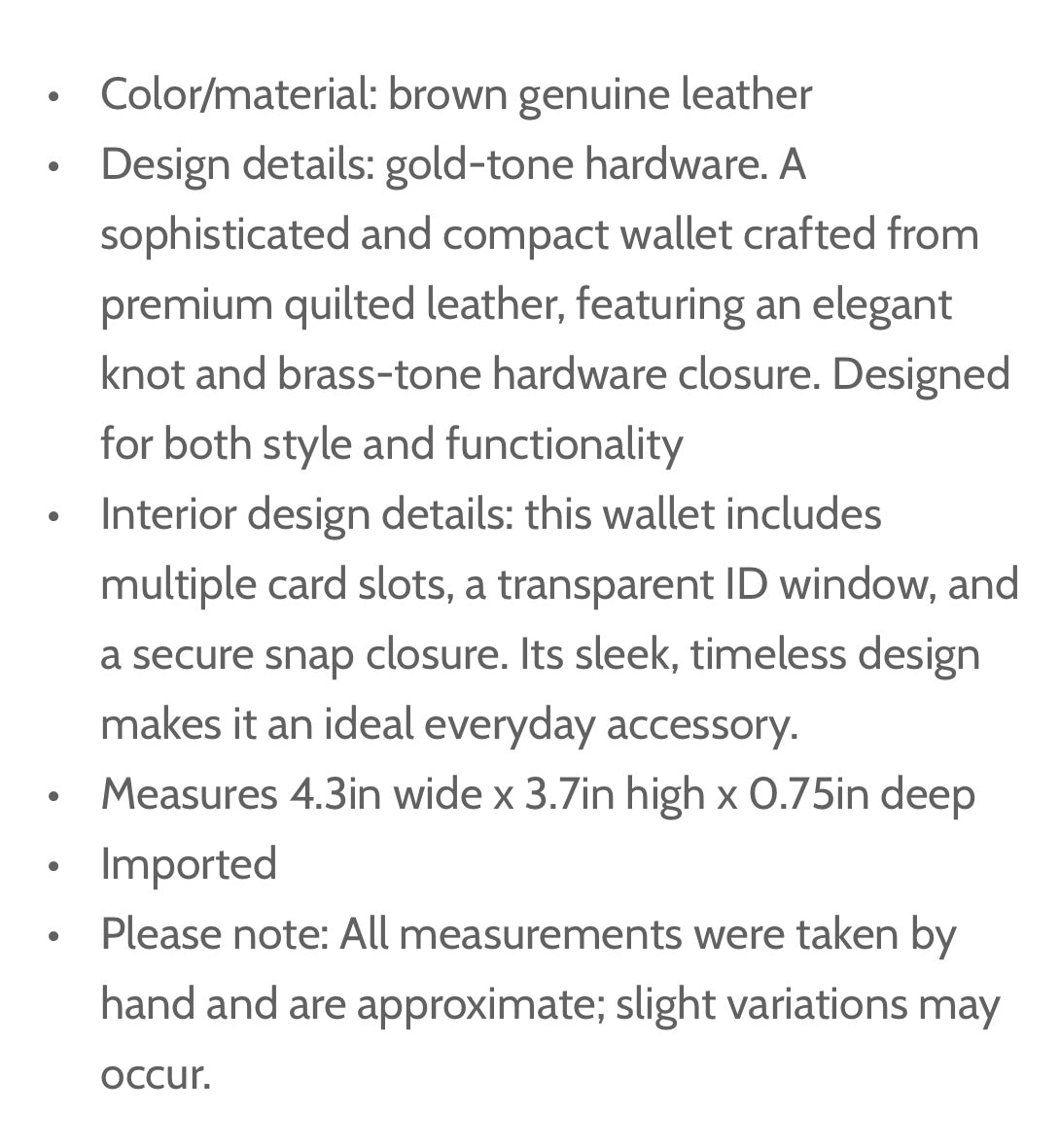 Tiffany Fred woven wallet