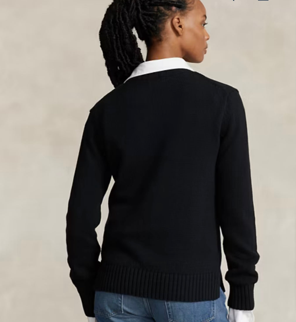 Ralph Lauren ayıcıklı kazak/Siyah