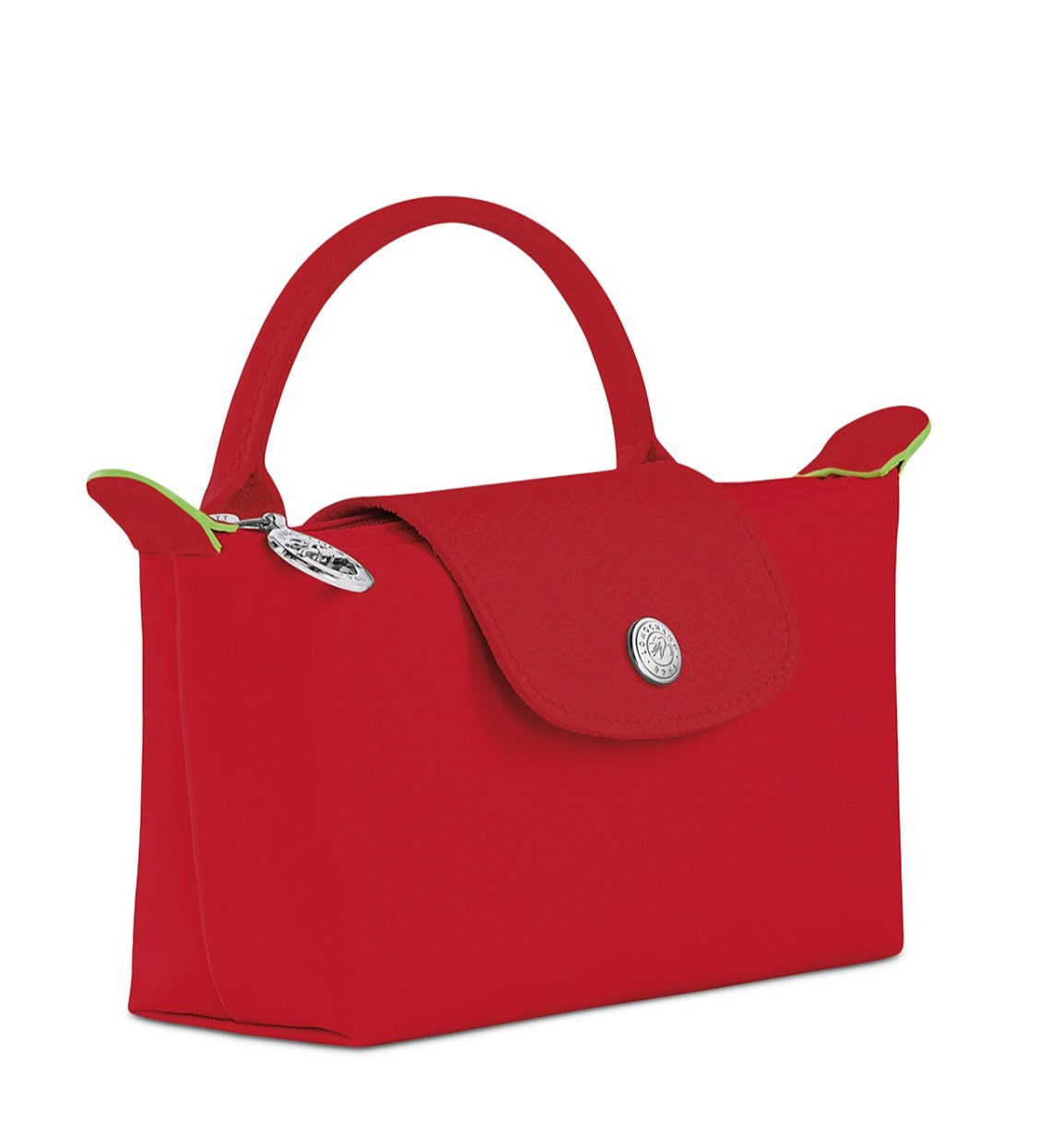 Le Pliage Green Mini Pouch Tomato/Silver