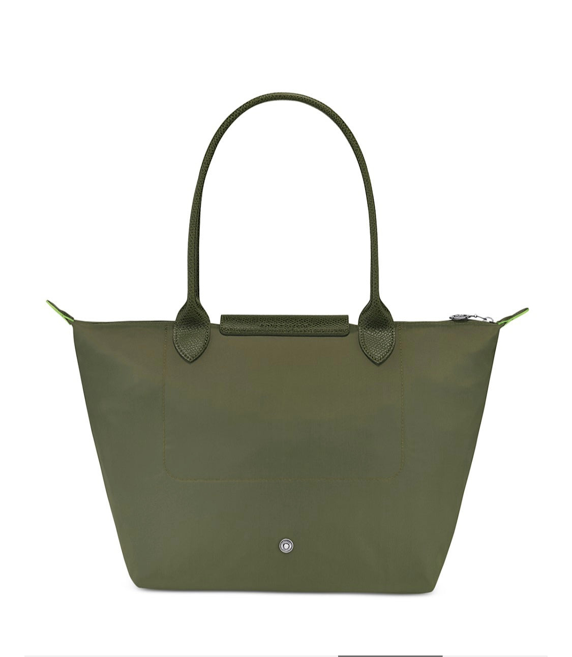 Le Pliage Green Medium Nylon Tote Bag/Forest color