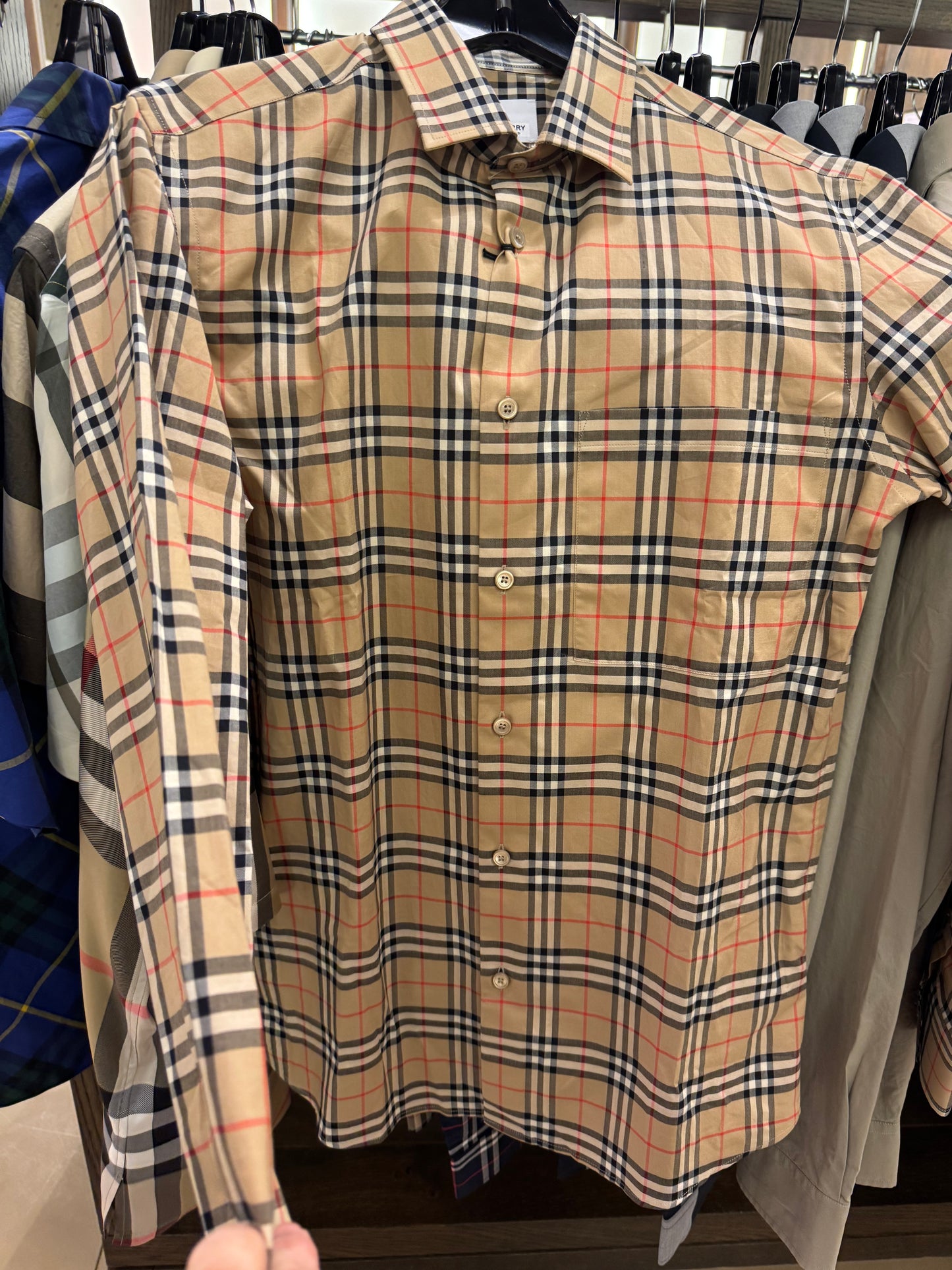 Erkek burberry gömlek