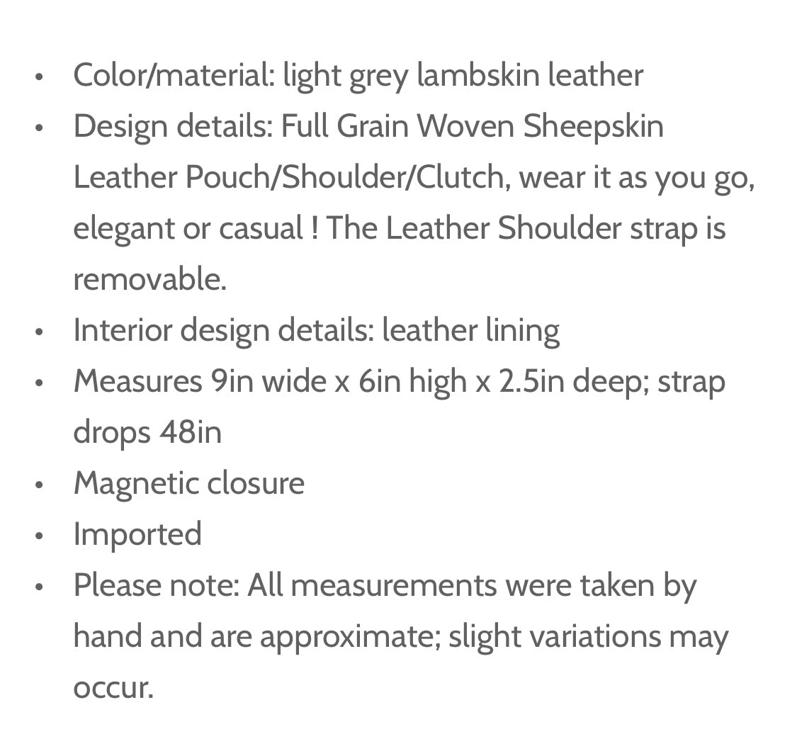Tiffany Fred Pouch