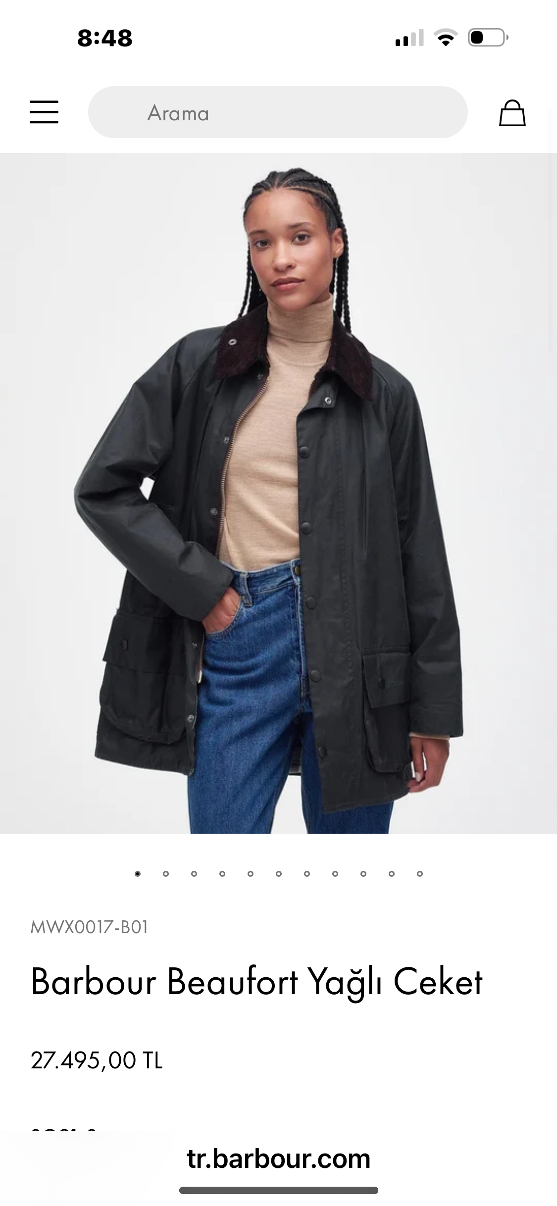 Barbour Beaufort Yağlı Ceket