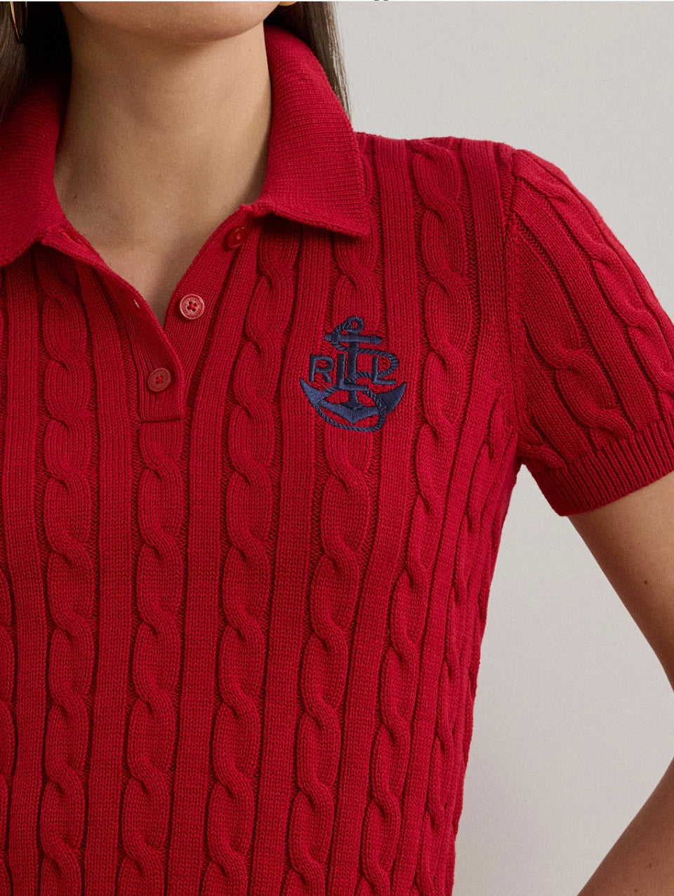 Ralph Lauren kısa kollu koton kazak renkler➡️