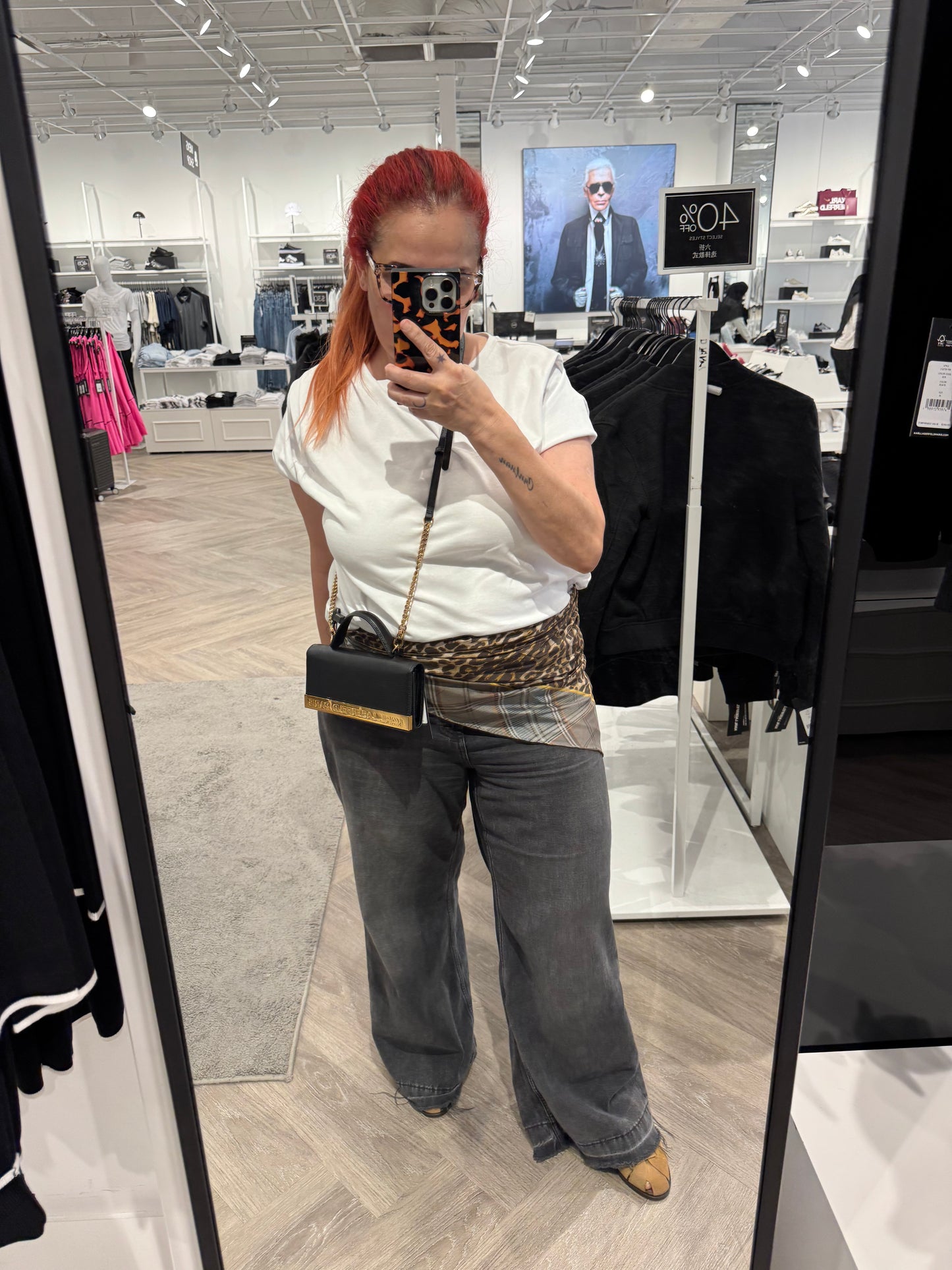 Karl Lagerfeld cüzdan crossbody