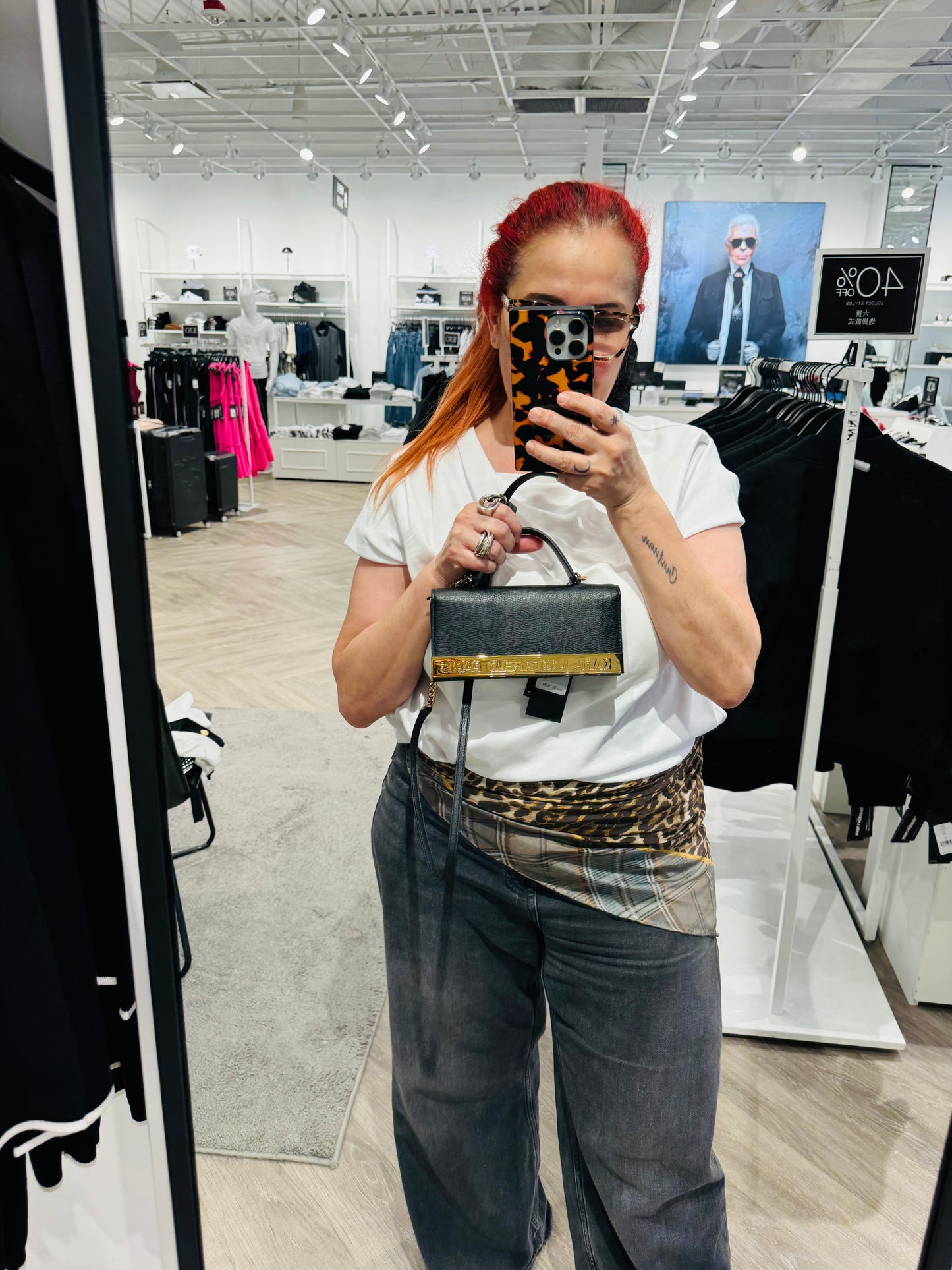 Karl Lagerfeld cüzdan crossbody