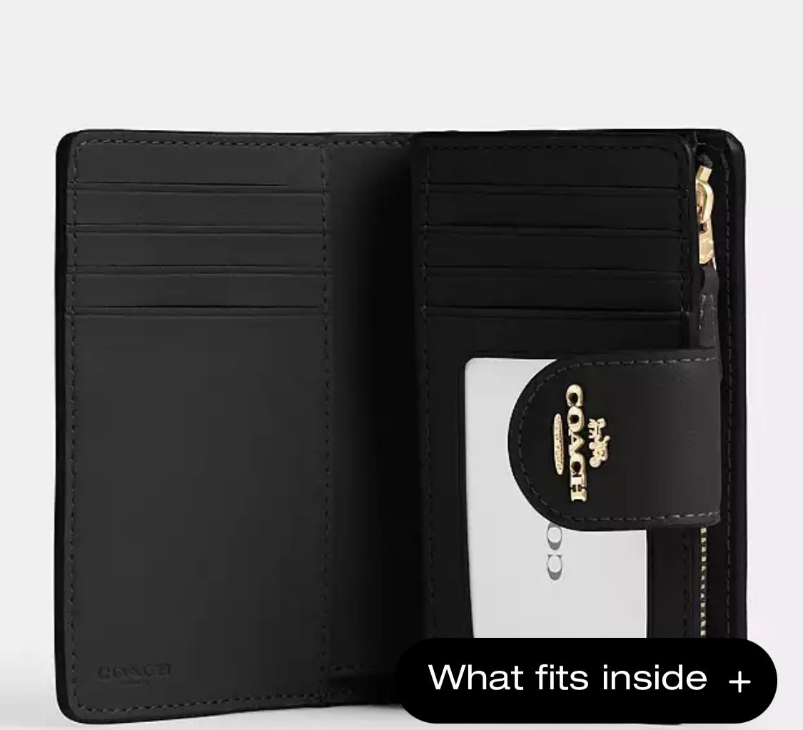 Medium Corner Zip Wallet In Signature Canvas Orta boy cüzdan RENKLER➡️
