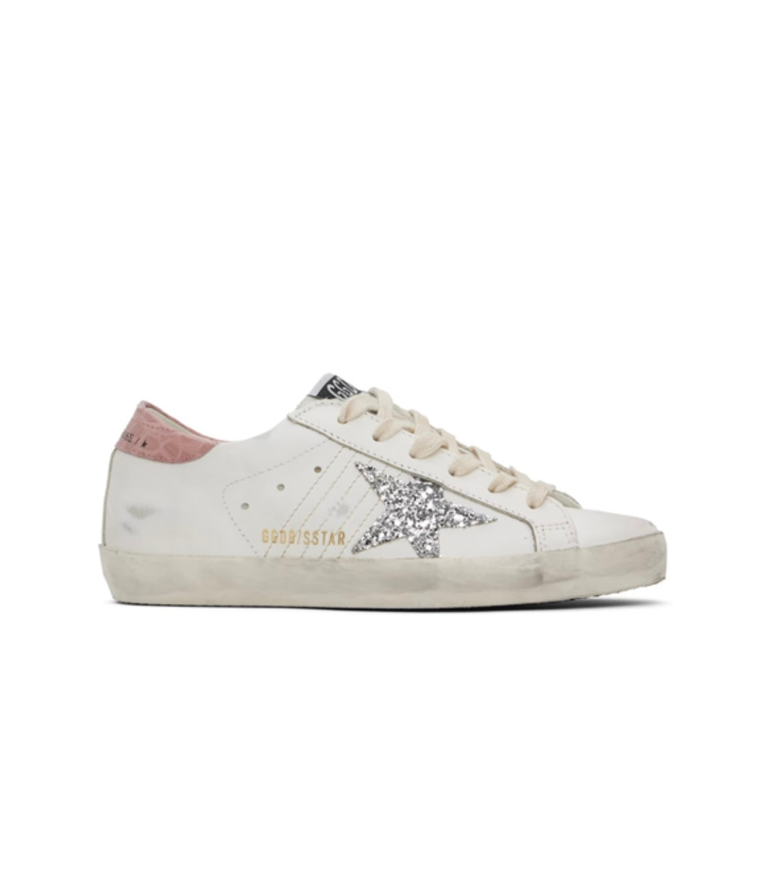 GOLDEN GOOSE
White & Pink Super-Star Classic Sneakers