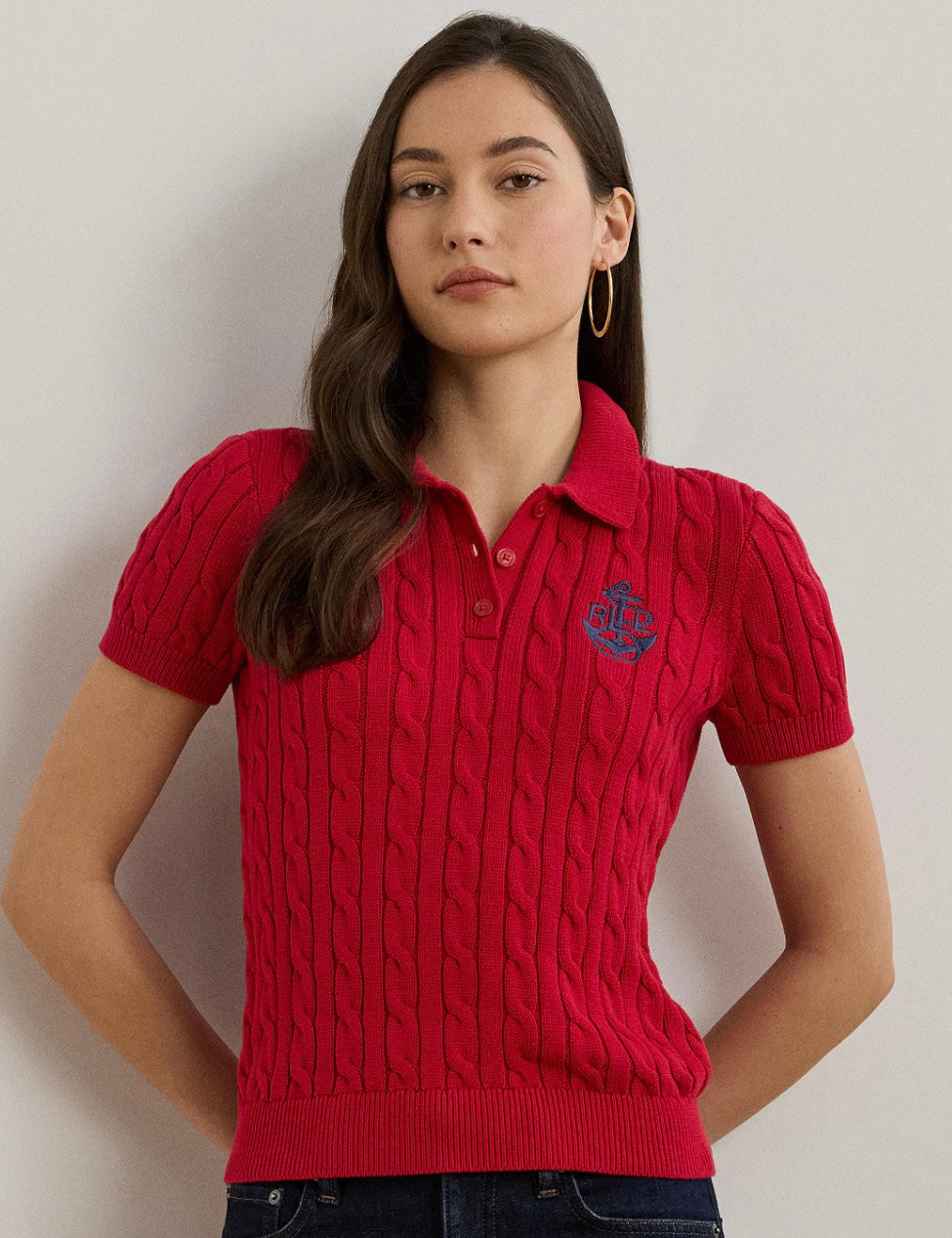 Ralph Lauren kısa kollu koton kazak renkler➡️