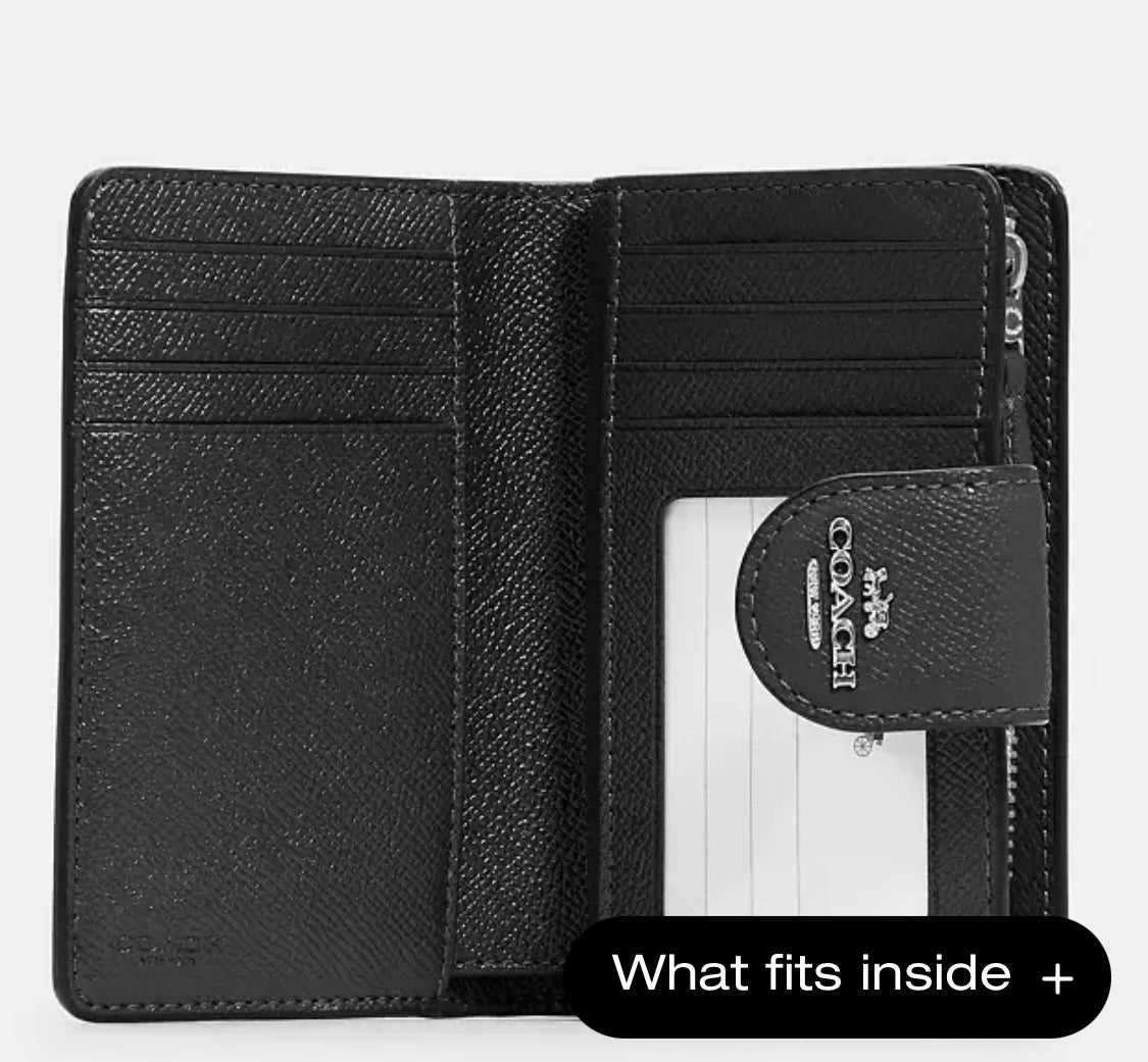 Medium Corner Zip Wallet In Signature Canvas Orta boy cüzdan RENKLER➡️