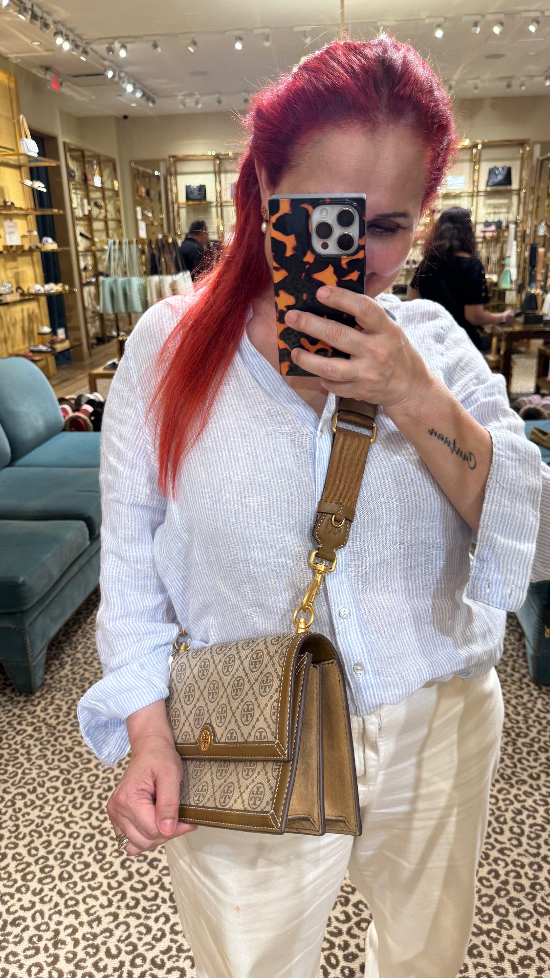 Tory Burch Logo shoulder & Crossbody