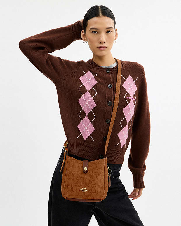 Hadley Mini Crossbody Bag In Signature Suede