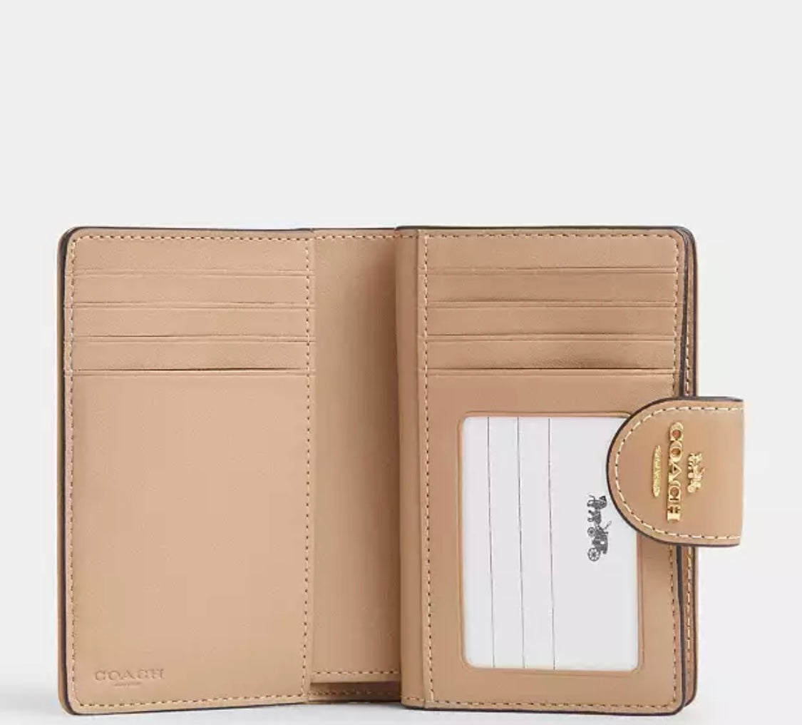 Medium Corner Zip Wallet In Signature Canvas Orta boy cüzdan RENKLER➡️