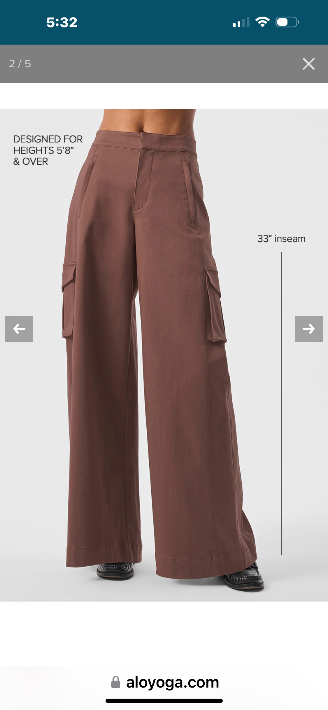 Show Off Cargo Wide Leg Trouser RENKLER➡️
