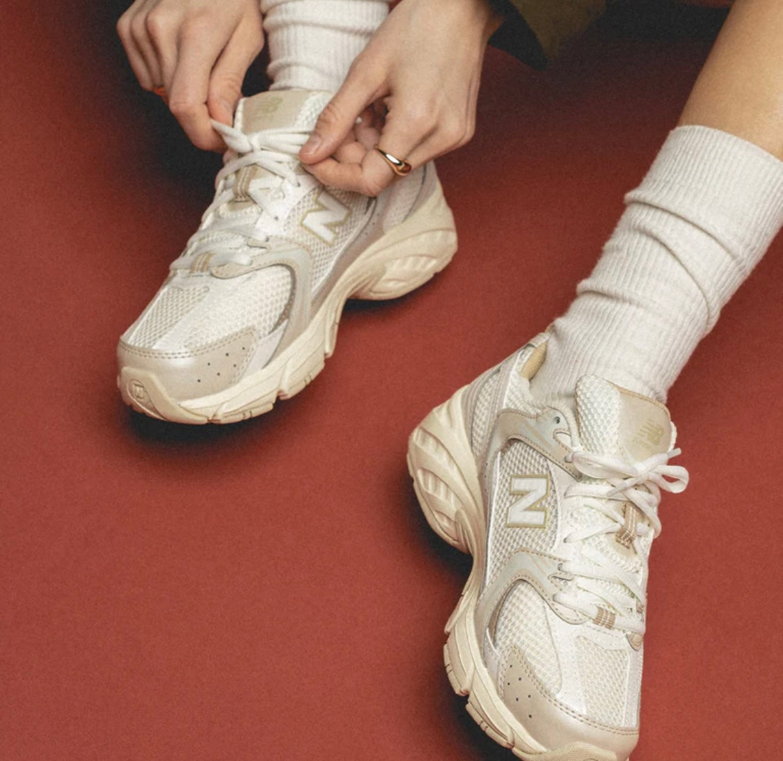New balance 530 beige angora