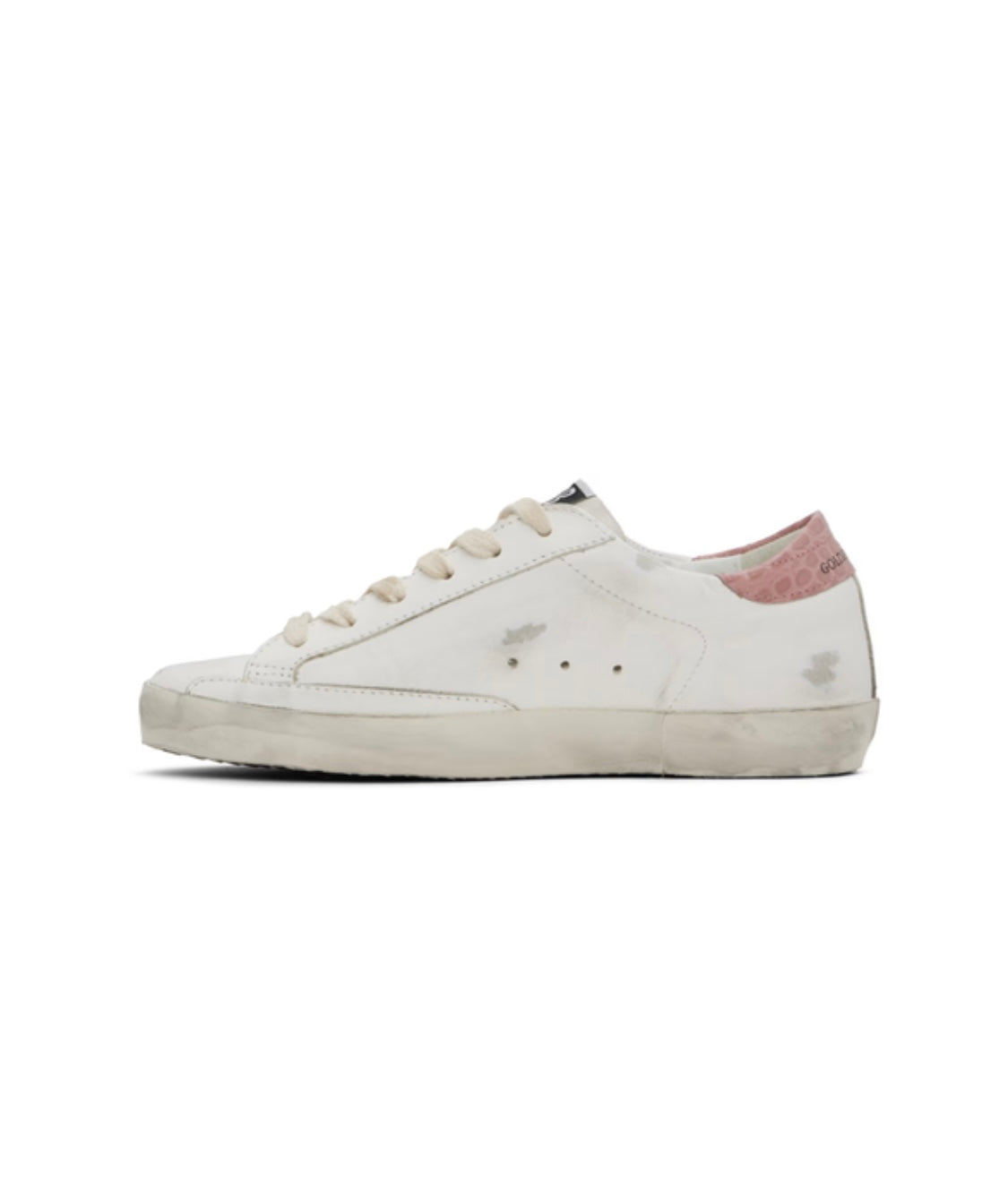 GOLDEN GOOSE
White & Pink Super-Star Classic Sneakers
