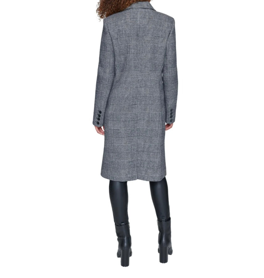 Karl Lagerfeld PLAID TOP COAT