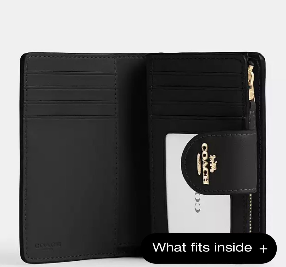 Medium Corner Zip Wallet In Signature Canvas Orta boy cüzdan RENKLER➡️